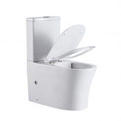 Spoleto Rimless Tornado Dual Flush Toilet Suite