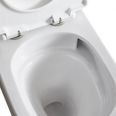 Spoleto Rimless Tornado Dual Flush Toilet Suite