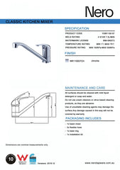 CLASSIC Sink Mixer - Chrome