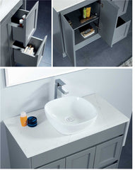 Quinn Free Standing Vanity with Double Bowl Top - 1800mm