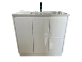OJS11-900 Floor Standing Finger Pull Vanity