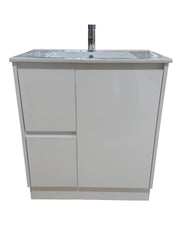 OJS11-750 Floor Standing Finger Pull Vanity