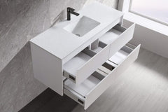 Yoko Wall Hung Vanity 1500mm Double Bowl Top