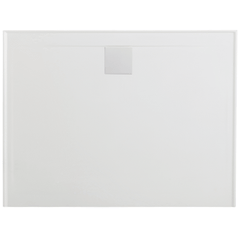 White Polymarble Shower Base with 1200 side Centre Rear Drain 1200*900mm