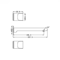 PEARL Wall Basin Mixer