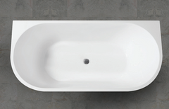 1300mm Hannah Back to Wall Bath Tub