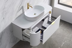 Plateau Wall Hung Vanity Double Top 1500mm