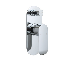 OVAL CURVE Wall Mixer with Diverter