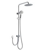 BKSR202 - RUND Round Shower Combo Set with Flexible Water Inlet