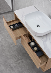 Mina Wall Hung Vanity 1200mm Single Bowl