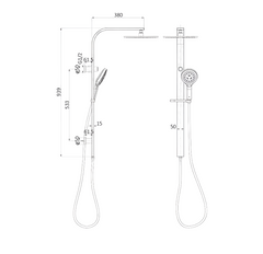 PHC74167R Regal Shower Set Multifunction
