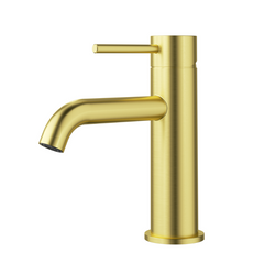 PLC2001SS Otus Slimline Basin Mixer Curved Spout