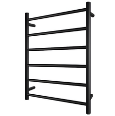 CH06.R.HTR Round Chrome Electric Heated Towel Rack 6 Bars