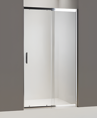 B6-SLD-Front Miramar Semi Framed Sliding Door Shower Screen - Front Only