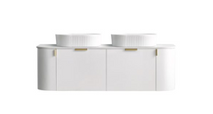 Plateau Wall Hung Vanity Double Top 1500mm