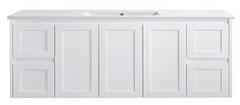 Luna Wall Hung Vanity 1500mm Double Bowl Top