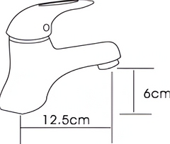 K72B Basin Mixer - Chrome