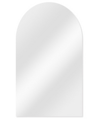 Frameless Polished Edge Arch Mirror 750x1000mm