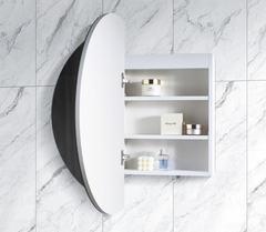 Cadel Collection Round Shaving Cabinet 800mm