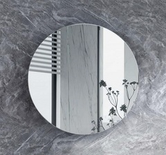 Cadel Collection Round Shaving Cabinet 800mm