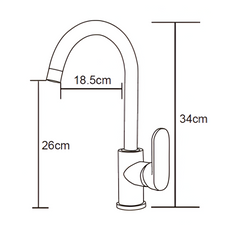 BKM701 - OVAL Sink Mixer
