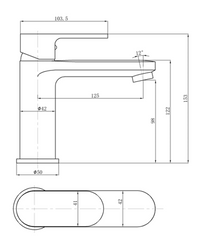 OVAL Basin Mixer