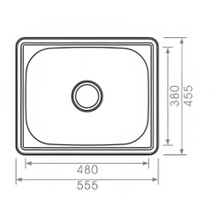B560/600/630 Single Kitchen/Laundry Sink