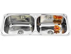 YH237C Double Kitchen/Laundry Sink