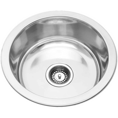 BL45 Round 430mm Single Kitchen/Laundry Sink