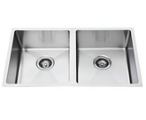 D88R-B Square Double Kitchen/Laundry Sink