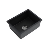 BL59 Single Bowl Black Granite Quartz Stone Kitchen Sink