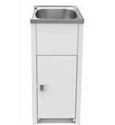 BLT390 Stainless Steel Laundry Sink and Trough Cabinet 390x570x880mm