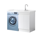 PVC SL125 Polymarble Sink and Drainer with PVC Cabinet 1250x600x925mm