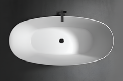 1650mm Leah Free Standing Oval Bath Tub