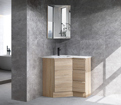 Bruma Corner Shaving Cabinet 400x400x750mm