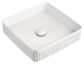 CB152 Above Counter Groove Square Basin 415x415x120mm