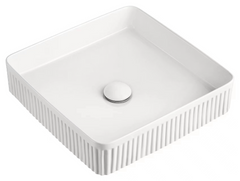 CB152 Above Counter Groove Square Basin 415x415x120mm