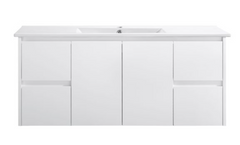 Willow Wall Hung Vanity 1200mm Single Bowl Top