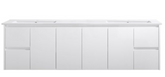 Willow Wall Hung Vanity 1800mm Double Bowl Top