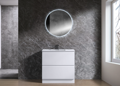 Core Floor Standing 4 Drawer Vanity 1500mm Double Bowl Top