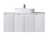 Duplex Fluted Wall Hung Vanity 1200mm