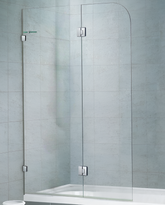 ML260 Double Panel Hinged Bath Screen