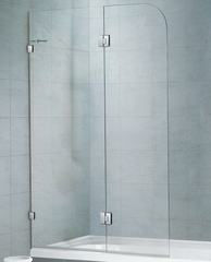 ML260 Double Panel Hinged Bath Screen