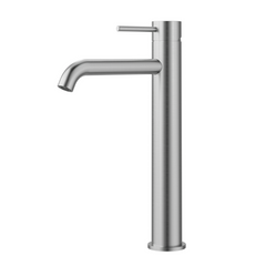 PLC2002SS Otus Slimline Basin Mixer High Rise Curved Spout