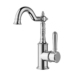 HYB868-202 Clasico Tall Basin Mixer Hook Spout