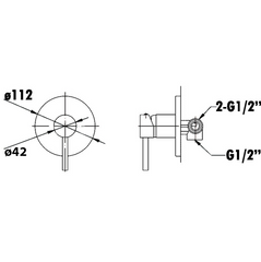 PC-3001SB Otus Wall Mixer