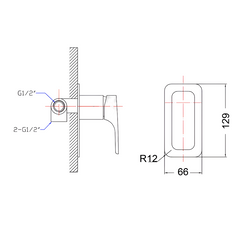 PSL3001 Eden Wall Mixer