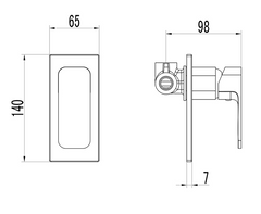 HYB66-301 Seto Wall Mixer