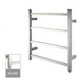 CH04.S.HTR Square Chrome Electric Heated Towel Rack 4 Bars
