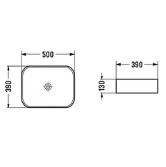 BA530 — Above Counter Basin